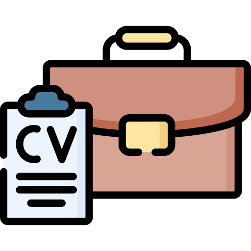 Curriculum vitae resume business work icon Curriculum vitae resume business work icon