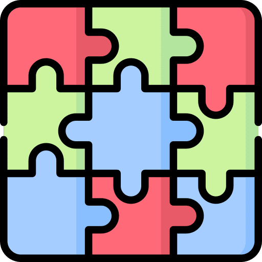 Puzzle piece fit gaming icon Puzzle piece fit gaming icon