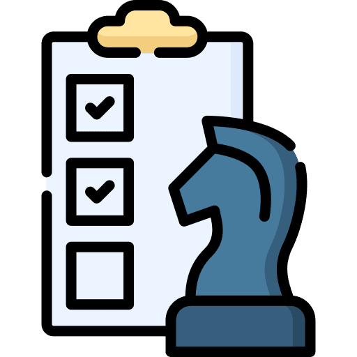 Strategy checklist clipboard strategy icon Strategy checklist clipboard strategy icon