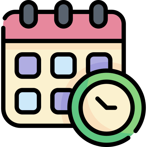 Calendar time and date timetable calendar icon Calendar time and date timetable calendar icon
