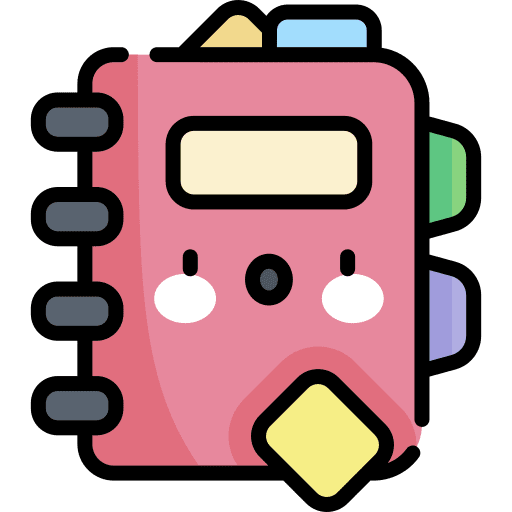 Notebook study bookmark book icon Notebook study bookmark book icon