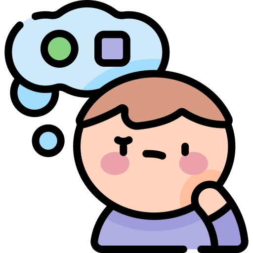 Thinking request question business and finance icon