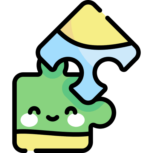 Puzzle pieces team solution puzzle icon Puzzle pieces team solution puzzle icon