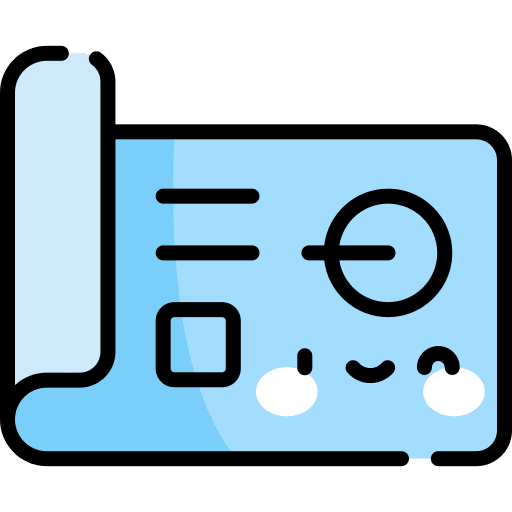 Blueprint plant files and folders design icon Blueprint plant files and folders design icon