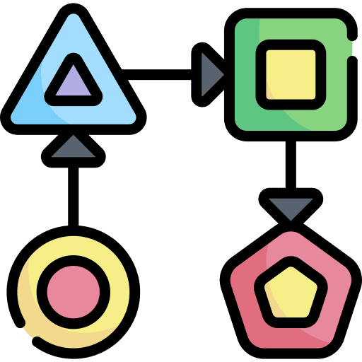 Workflow strategy crisis management planning icon Workflow strategy crisis management planning icon