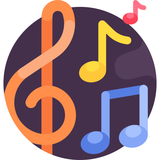 Music note music and multimedia quaver song icon