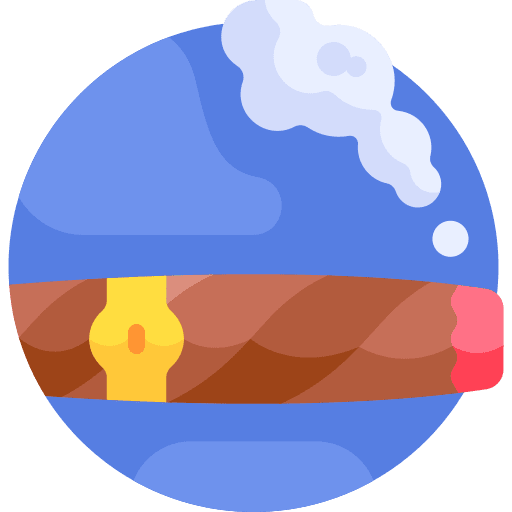 Cigar smoke miscellaneous unhealthy icon