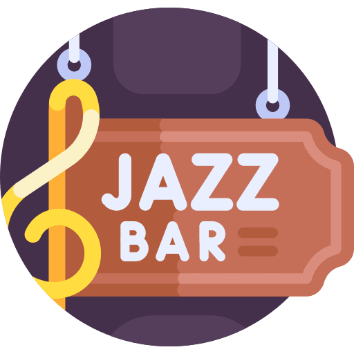 Jazz signal jazz music and multimedia icon