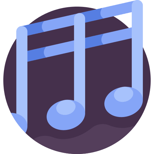 Musical notes music player enable sound musical note icon