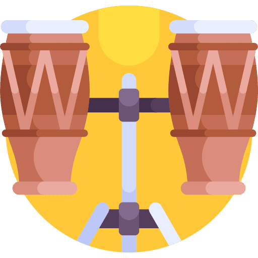 Conga musical instrument drum music and multimedia icon