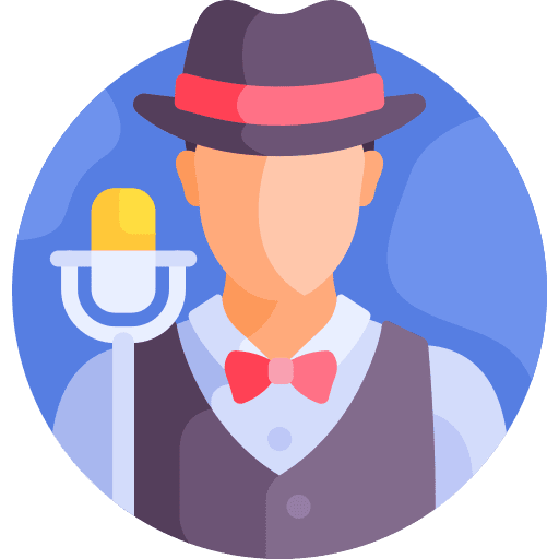 Singer musician jazz microphone icon