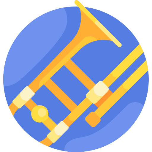 Trombone orchestra trombone musical instrument icon