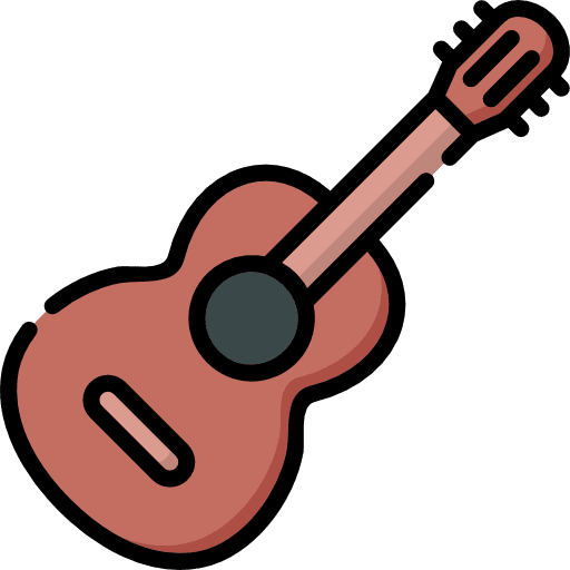 Guitar orchestra musical instrument acoustic guitar icon