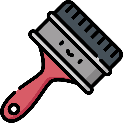 Brush painter paint brush paint icon