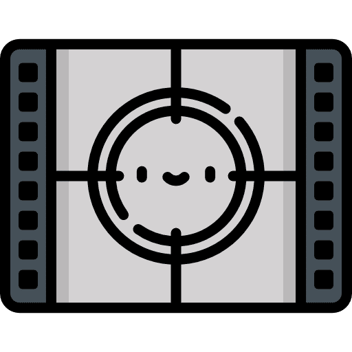 Movie film screen cinema icon