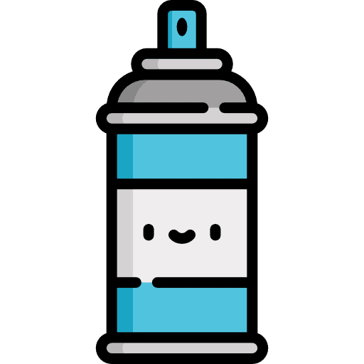 Spray aerosol graffiti art icon