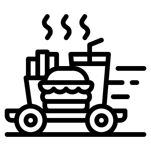 Fast delivery shipping and delivery fast food wheels icon Fast delivery shipping and delivery fast food wheels icon