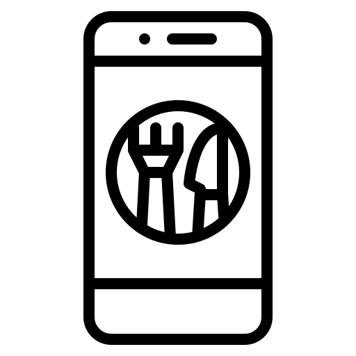 Application phone call app mobile phone icon Application phone call app mobile phone icon