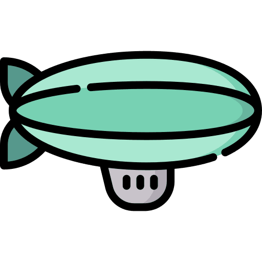 Zeppelin zeppelin transportation dirigible icon