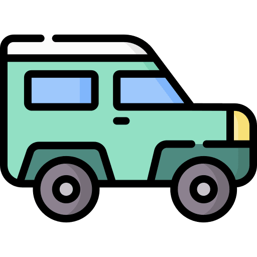 Car van car transportation icon Car van car transportation icon