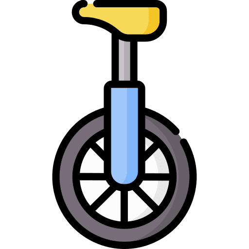 Monocycle fairground transportation unicycle icon Monocycle fairground transportation unicycle icon