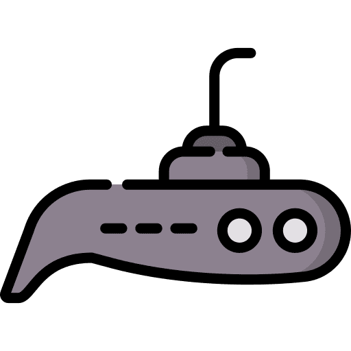 Submarine vehicle navigation automobile icon Submarine vehicle navigation automobile icon