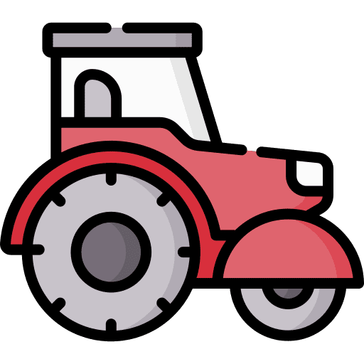 Tractor transportation tractor vehicle icon Tractor transportation tractor vehicle icon