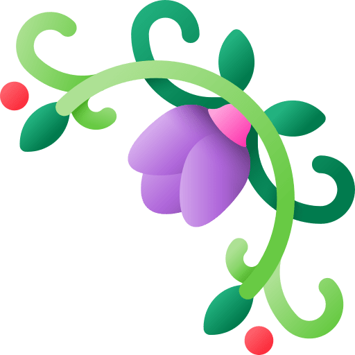Floral design nature art and design flower design icon