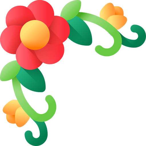 Floral design nature art and design flower design icon