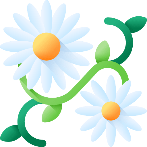 Floral design nature art flower design icon