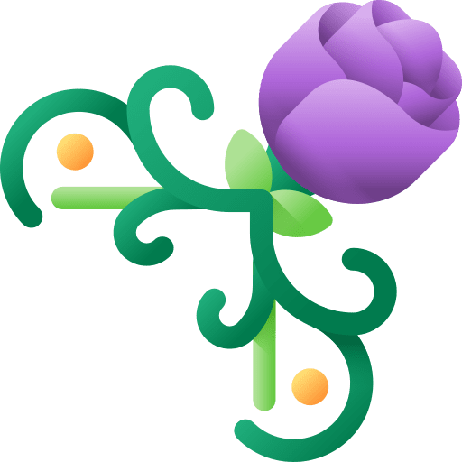 Floral design art and design nature art icon Floral design art and design nature art icon