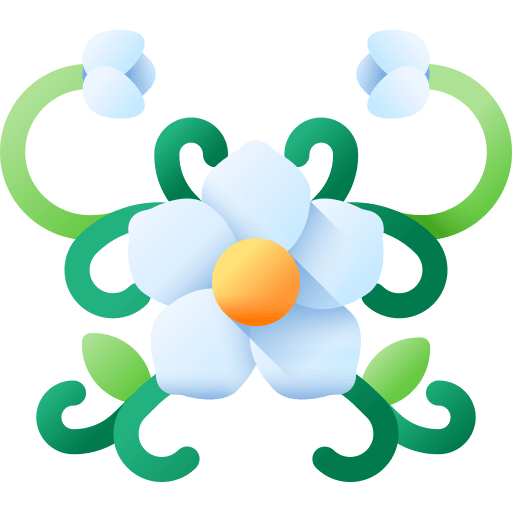 Floral design art and design nature art icon Floral design art and design nature art icon