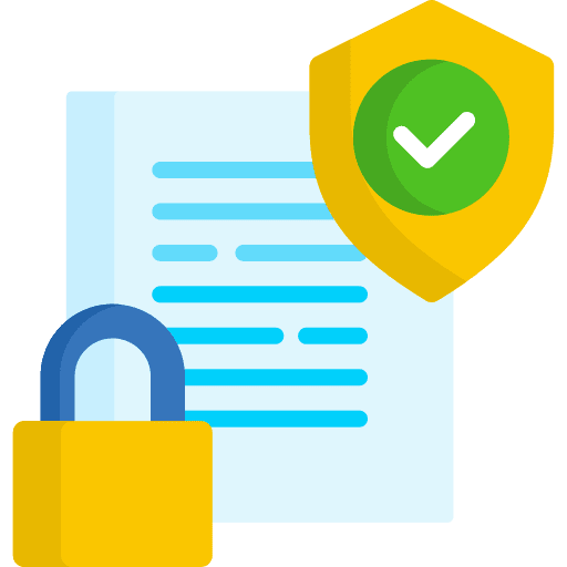 Compliant security security control padlock icon