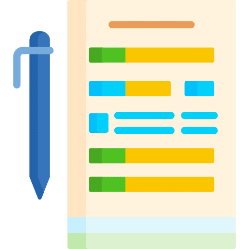 Administration survey pencil contract icon Administration survey pencil contract icon