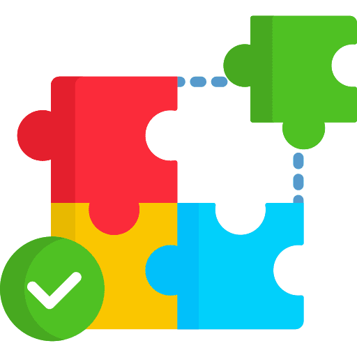 Compliant business fit jigsaw icon Compliant business fit jigsaw icon