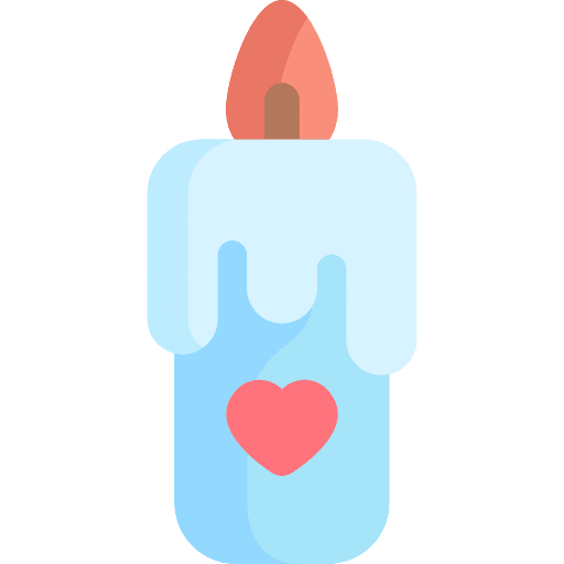 Candle romanticism illumination candle icon Candle romanticism illumination candle icon