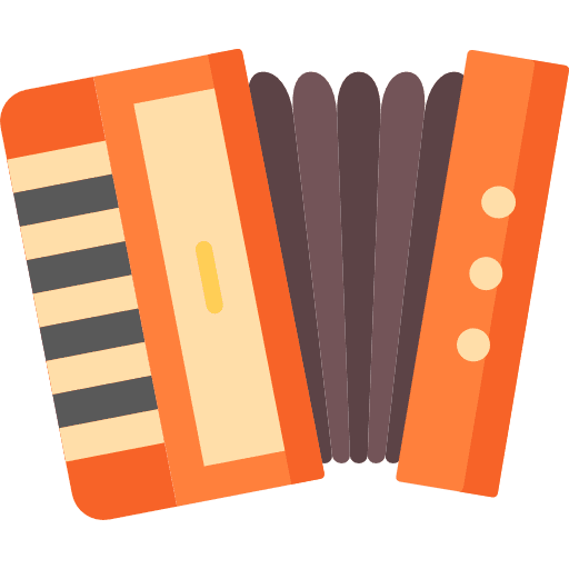 Accordion accordion harmonic music and multimedia icon