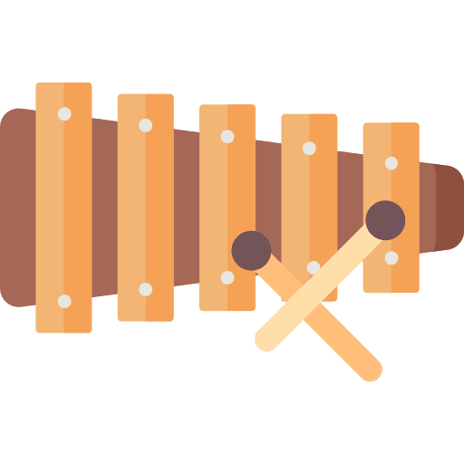Xylophone musical instrument orchestra percussion instrument icon