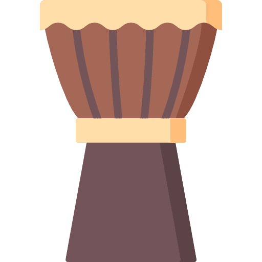 Djembe djembe music and multimedia african icon