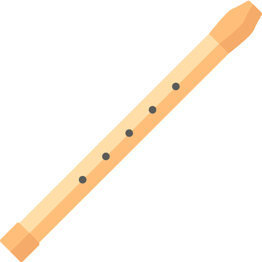 Flute music music instrument music and multimedia icon