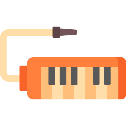 Melodica melodica harmonica music instruments icon