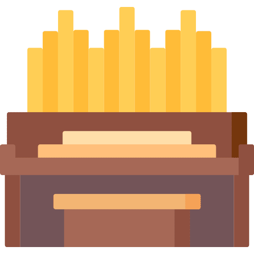 Organ keyboard accompaniment organ icon