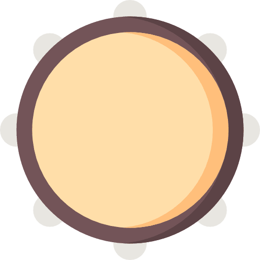 Tambourine musical instrument tambourine music icon