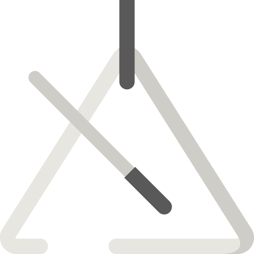 Triangle music music and multimedia musical instrument icon