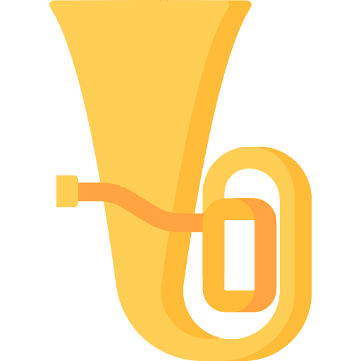 Tuba music and multimedia tuba music icon