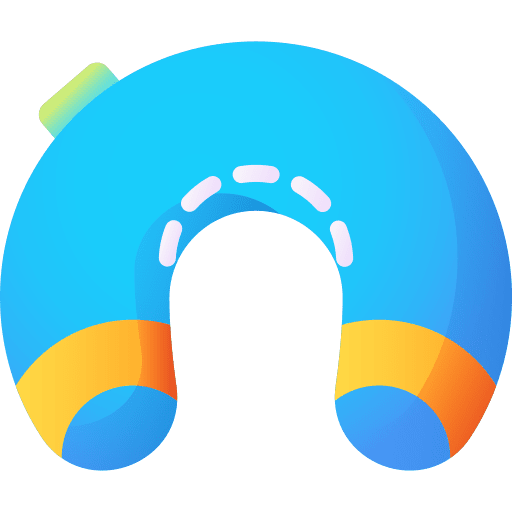 Pillow rest relax neck pillow icon