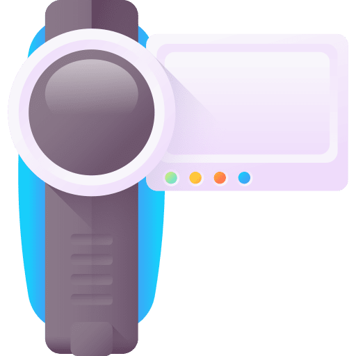 Videocamera technology video highlight stories icon Videocamera technology video highlight stories icon