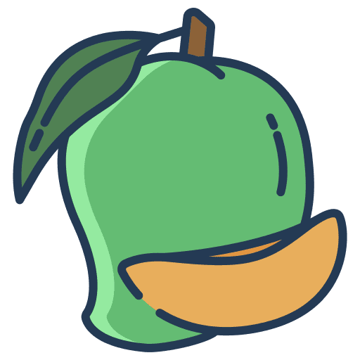 Mango mango healthy food vegetarian icon