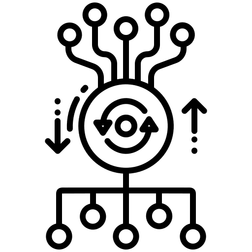 Process engineering target objective icon Process engineering target objective icon