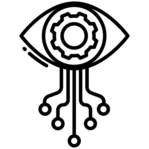 View technology virtual reality digital icon View technology virtual reality digital icon